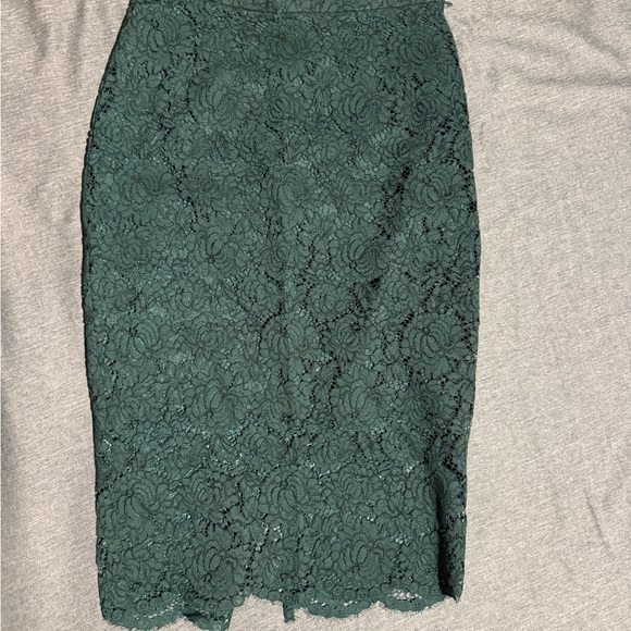 H&M Green Pencil Skirt for Women Size 8 - Picture 3 of 6